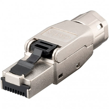 Modularpistik RJ45 Cat8.1 STP, ühekiulisele/mitmekiulisele 22-26 AWG tööriistavaba