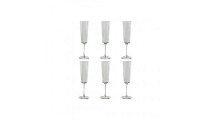 Набор рюмок Home ESPRIT Зеленый Стеклянный 6 x 6 x 23,7 cm (6 штук)