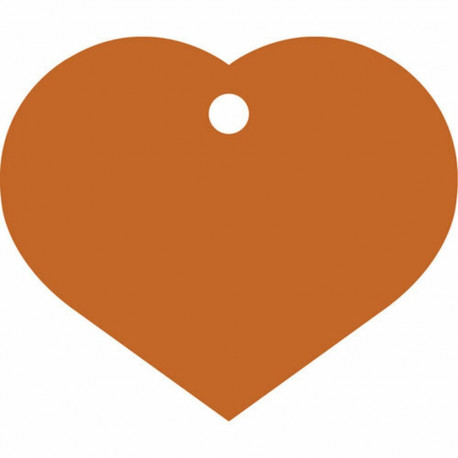 Identification plate Imarc Heart Orange
