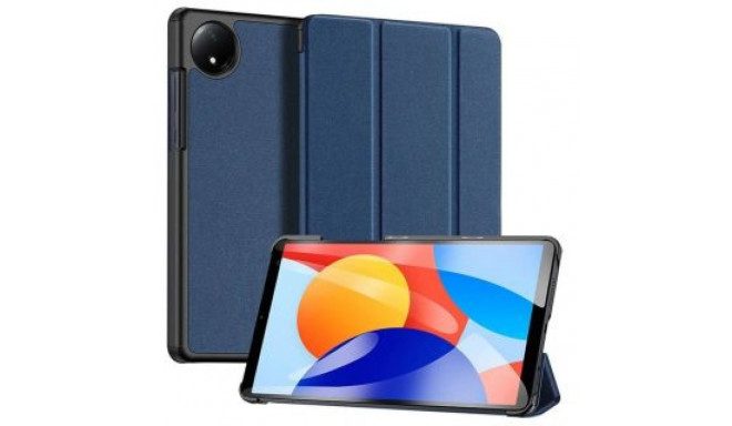 Dux Ducis Xiaomi Redmi Pad SE 8.7 Domo Series Tri-fold Stand PU Leather Tablet Cover Blue