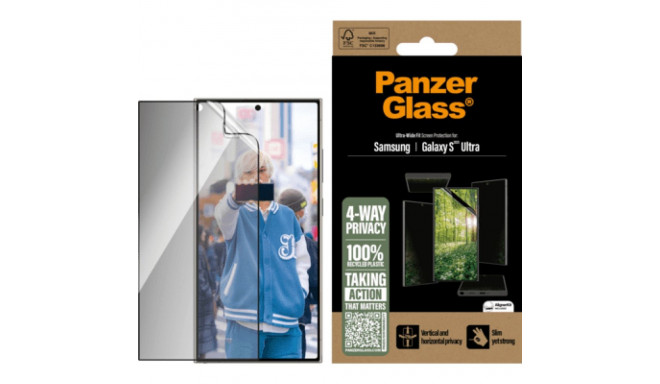 PanzerGlass ECO MATRIX Privacy 360° SP Galaxy S25 Ultra UWF