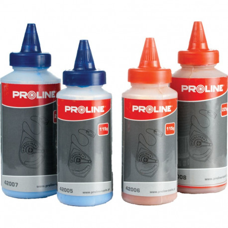 Kreda traserska punane 225g, plastist dosaator proline