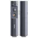 Baseus Orange Dot Wireless Presenter With USB/Type-C Receiver (Red Laser) Grey