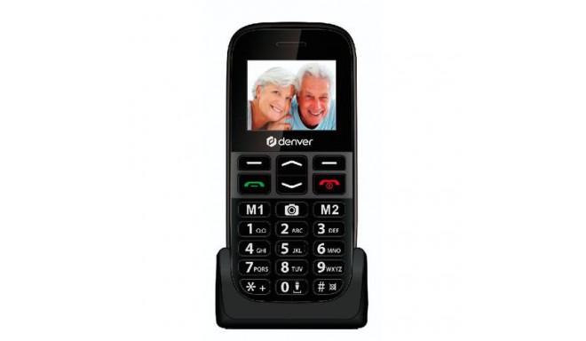 Denver BAS-18600L mobile phone 4.5 cm (1.77&quot;) Black Senior phone