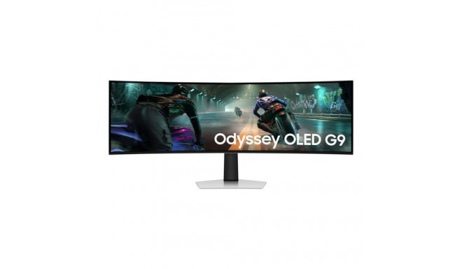 Samsung G91SD computer monitor 124.5 cm (49&quot;) 5120 x 1440 pixels Dual QHD OLED Silver