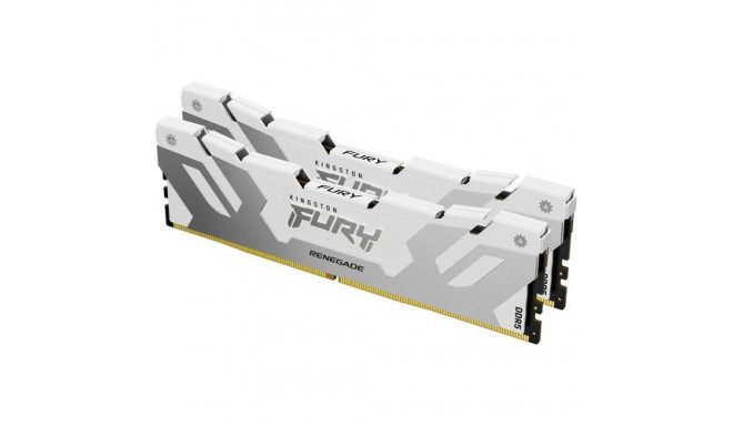 Kingston Technology FURY 32GB 8000MT/s DDR5 CL38 DIMM (Kit of 2) Renegade White XMP