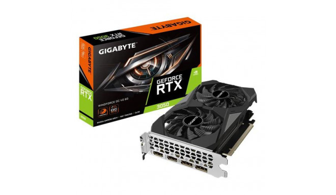 GIGABYTE GeForce RTX 3050 WINDFORCE OC V2 6G NVIDIA 6 GB GDDR6