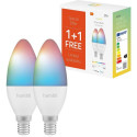 "Hombli smarte Glühbirne, 4,5W, E14, RGB, CCT, 1+1 Promo Pack"