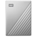 "2,5"" WD My Passport Ultra 4TB Silver USB-C/USB3.0 HDD 6,4cm 2,5Zoll Metal finish RTL portable exte