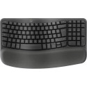 "Logitech Wave Keys Keyboard wireless 2.4 GHz Bluetooth LE QWERTY US International graphite (US)"