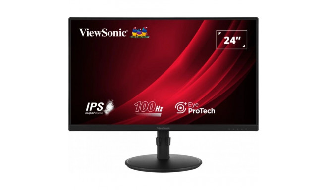 "61cm/24"" (1920x1080) ViewSonic VG2408A 16:9 FHD IPS 5ms 100Hz HDMI VGA DP Speaker Pivot Black"