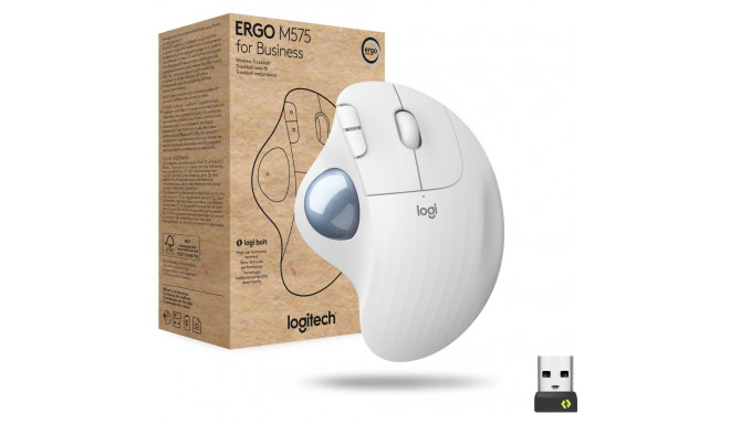 "Logitech ERGO M575 for Business - OFFWHITE - EMEA"