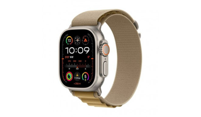 Apple Watch Ultra 2 GPS + Cellular 49mm Titanium Case with Olive Alpine Loop Small EU MREX3