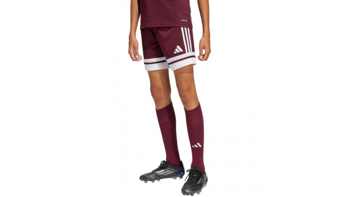 Spodenki dla dzieci adidas Squadra 25 bordowe JC8665 116cm