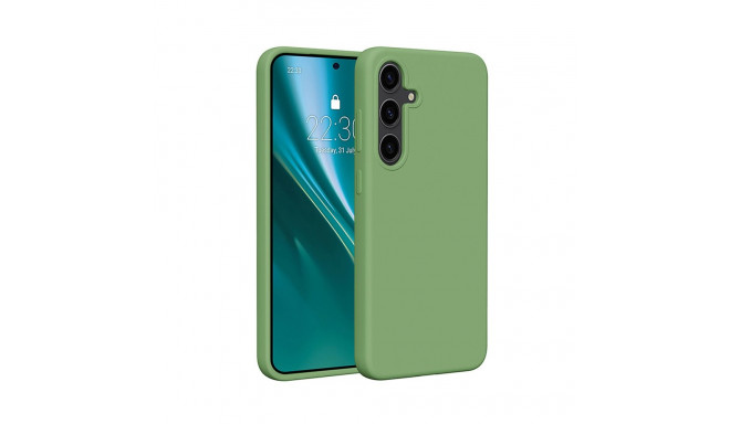 Etteri Silicone case for Samsung Galaxy S25 Plus light green