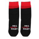 SOKISAHTEL MRS. ALWAYS RIGHT musta värvi puuvillased sokid LEIDI 444
