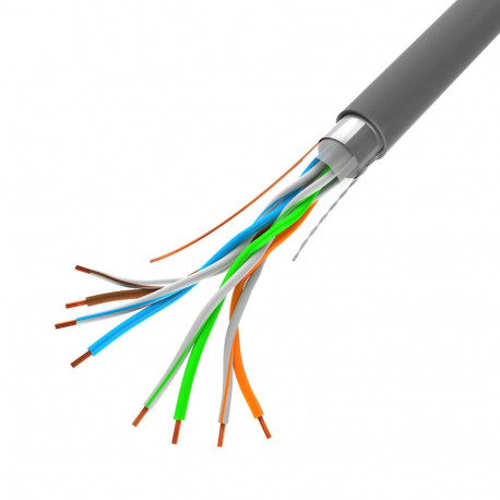 LAN CABLE FTP 100M SOLID CCA GREY LANBERG