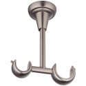 CURTAIN ROD BRACKET CEIL DOUB D19/25 MCH