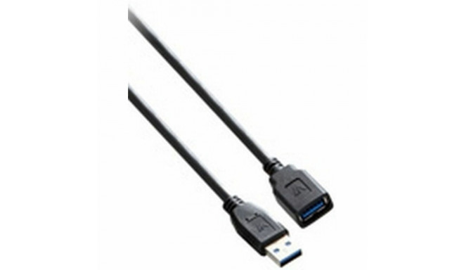 USB-kaabel V7 V7E2USB3EXT-1.8M-2N Must 1,8 m