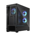 Fractal Design op Air RGB Must TG Selge Toon, ATX, mATX, Mini ITX, Toiteplokk kaasas Ei