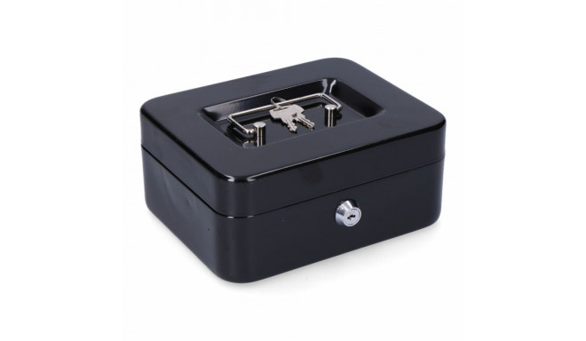 Safe-deposit box Micel CFC09 M13396 Black Steel 20 x 16 x 9 cm 200 x 160 x 90 mm