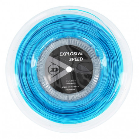 Strings for tennis DUNLOP Explosive Speed 1,25mm/17G/200M REEL blue