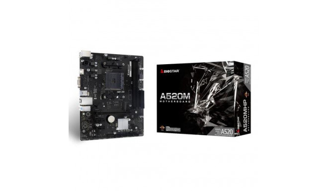 Biostar A520MHP motherboard AMD A520 Socket AM4 micro ATX