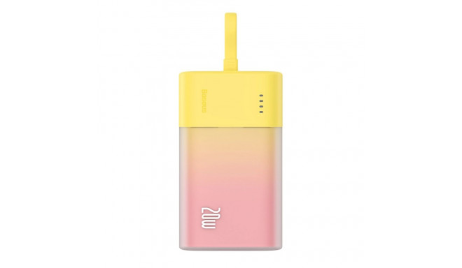 Baseus Popsicle 5200mAh 20W Powerbank with Built-in Lightning Cable (+ White Baseus Simple USB-C - U