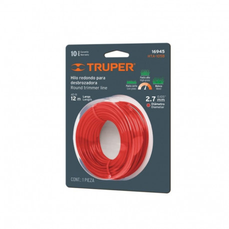 Truper round trimmer line 2.7mm/12m