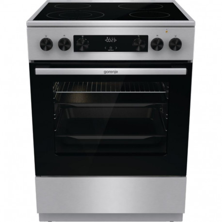 Gorenje GECS6C70XC cooker Freestanding cooker Electric Coil hob Stainless steel A