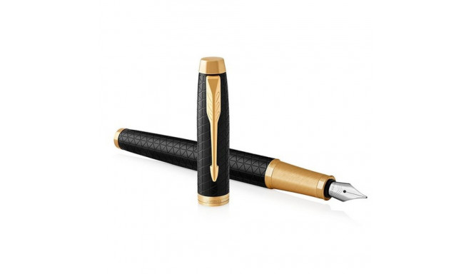 Parker IM fountain pen Cartridge filling system Black, Gold 1 pc(s)