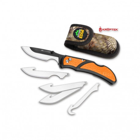 Outdoor Edge nuga RazorCape 300 blister, oranž