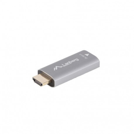 HDMI(M)-Displayport(F) 4K hõbedane adapter