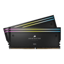 CORSAIR DOMINATOR TITANIUM RGB 64GB 2x32GB DDR5 6400MT/s DIMM Unbuffered 32-40-40-84 Std PMIC XMP 3.