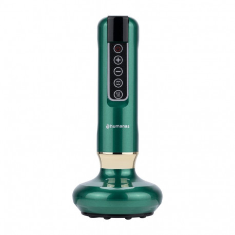 Humanas DermaSmooth Anticellulite Massager with Chinese Cupping Device Function - Green