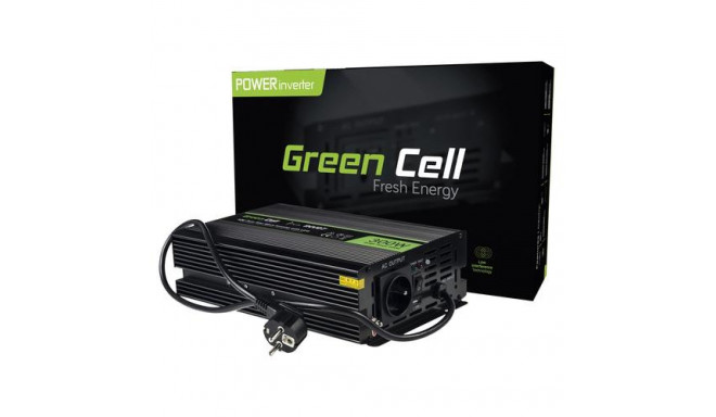 Green Cell INV07 power adapter/inverter Auto 300 W Black