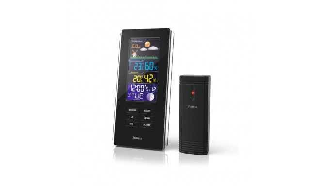 Hama Color Edge Weather Station - Black