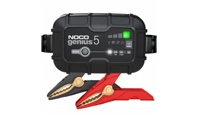 NOCO GENIUS5 5A Battery charger for 6V/12V batteries with maintenance and desulphurisation function