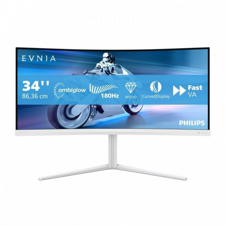 Monitor 34M2C5501A 34" nõgus VA 180Hz HDMIx2 DP HAS Ambiglow