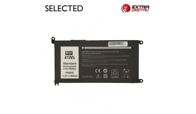Notebook Battery DELL YRDD6, 3600mAh, Extra Digital Selected