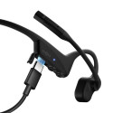 SHOKZ OpenComm2 2025 Upgrade Wireless Bluetooth Bone Conduction Videoconferencing Headset with USB-C