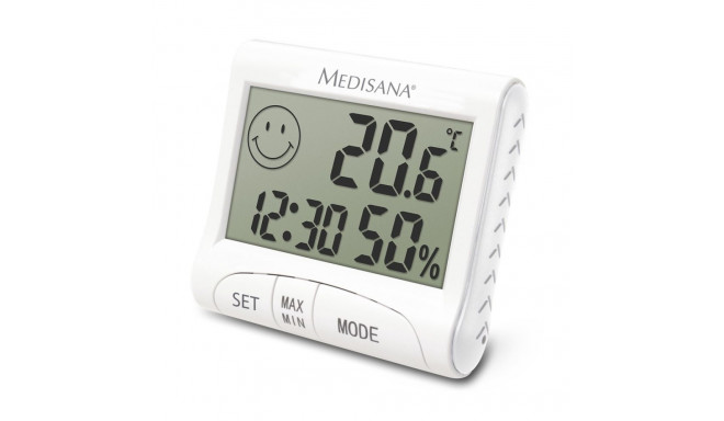 Indoor Hygrometer - Medisana HG 100 Electronic Temperature & Humidity Monitor White