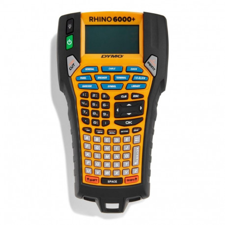 DYMO etikettprinter Rhino 6000+ tööstuslik, arvutiga ühendatav, kõva kandekohvriga, sisaldab 1 vinüü