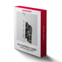 AXAGON PCEU-430RS PCIe card - 4x USB 5Gbps port SATA power Renesas PD720201 SP