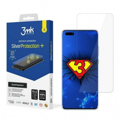 3MK Silver Protect+ Huawei Mate 40 ProAntimicrobial Film with Wet Installation