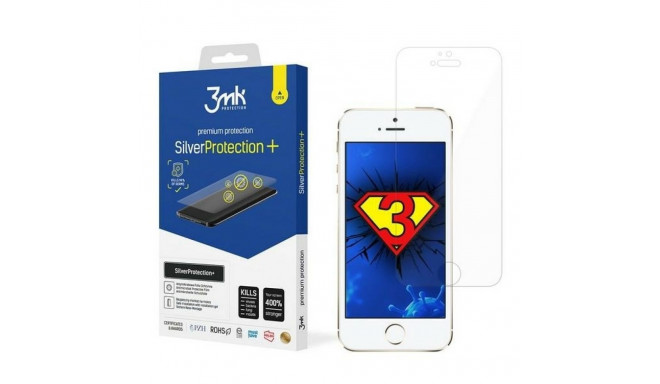 3MK Silver Protect+ iPhone 5/5S/SE Anti-Microbial Film Wet-Mounted