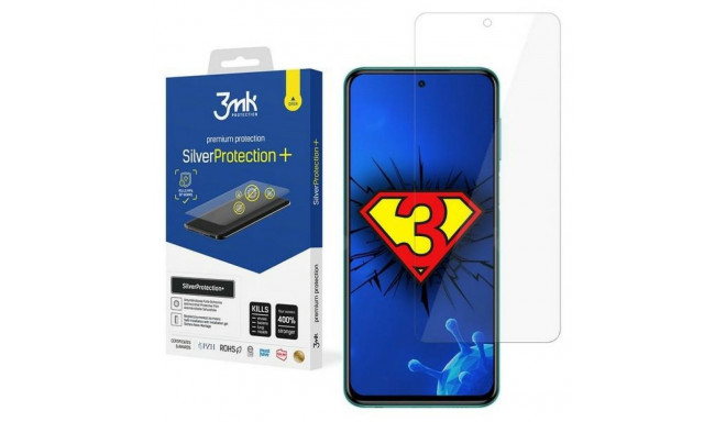 3MK Silver Protect+ Xiaomi Redmi Note 9SA antimikroobne kile märgpaigaldusega