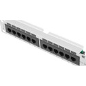 Lanberg Patch panel 1U 10" 12x RJ-45 Cat.5E Gray (PPU5-9012-S)