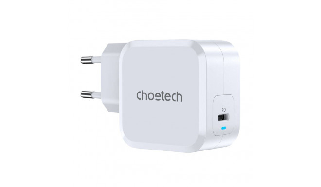 PD8007 USB-C PD45W power charger Choetech EU (white)