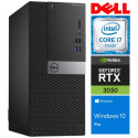 DELL 5050 MT i7-7700 32GB 128SSD M.2 NVME RTX3050 6GB WIN10Pro
